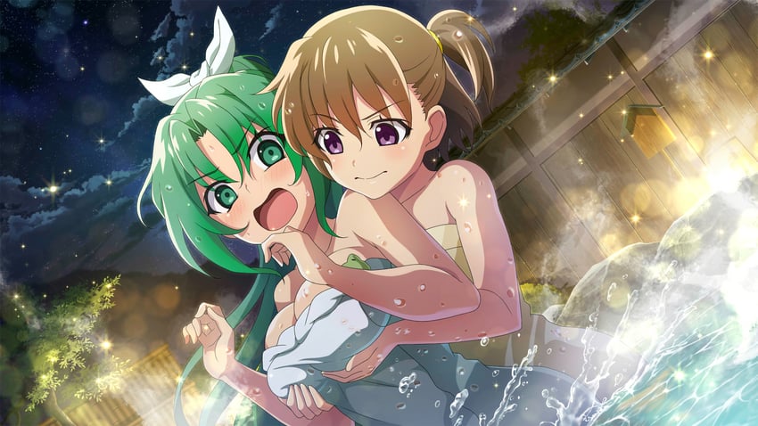 sonozaki mion and akasaka miyuki (higurashi no naku koro ni and 1 more)