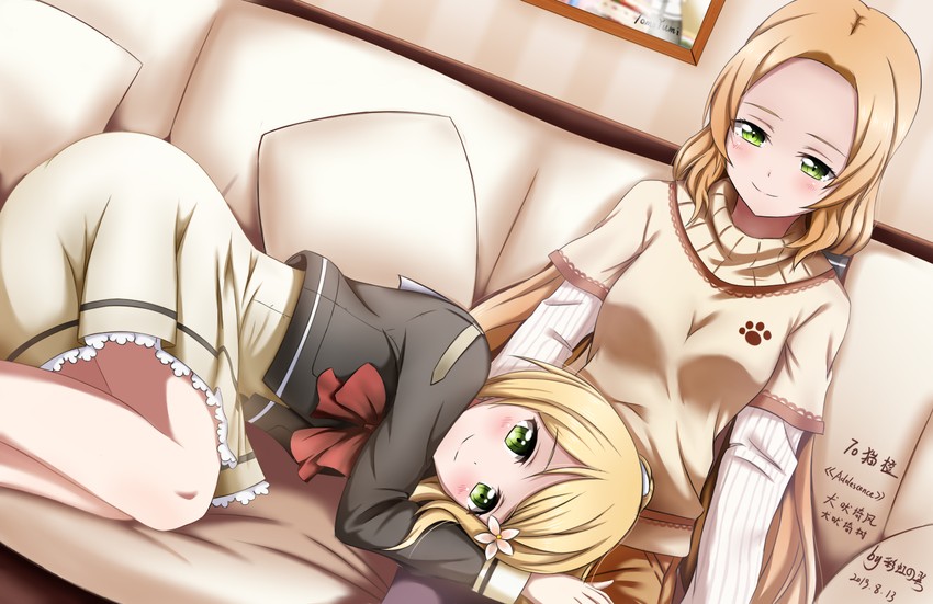 inubouzaki fuu and inubouzaki itsuki (yuusha de aru and 1 more) drawn by xiaoxin041590