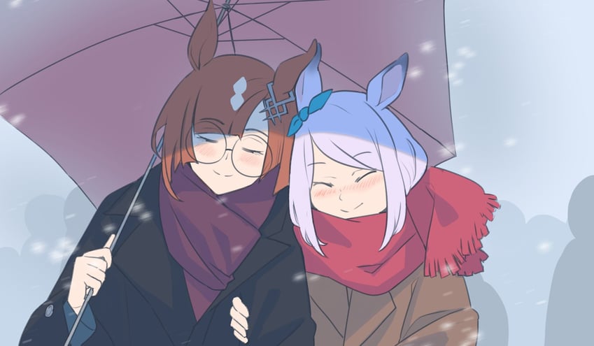 mejiro mcqueen and ikuno dictus (umamusume) drawn by sinnra_art