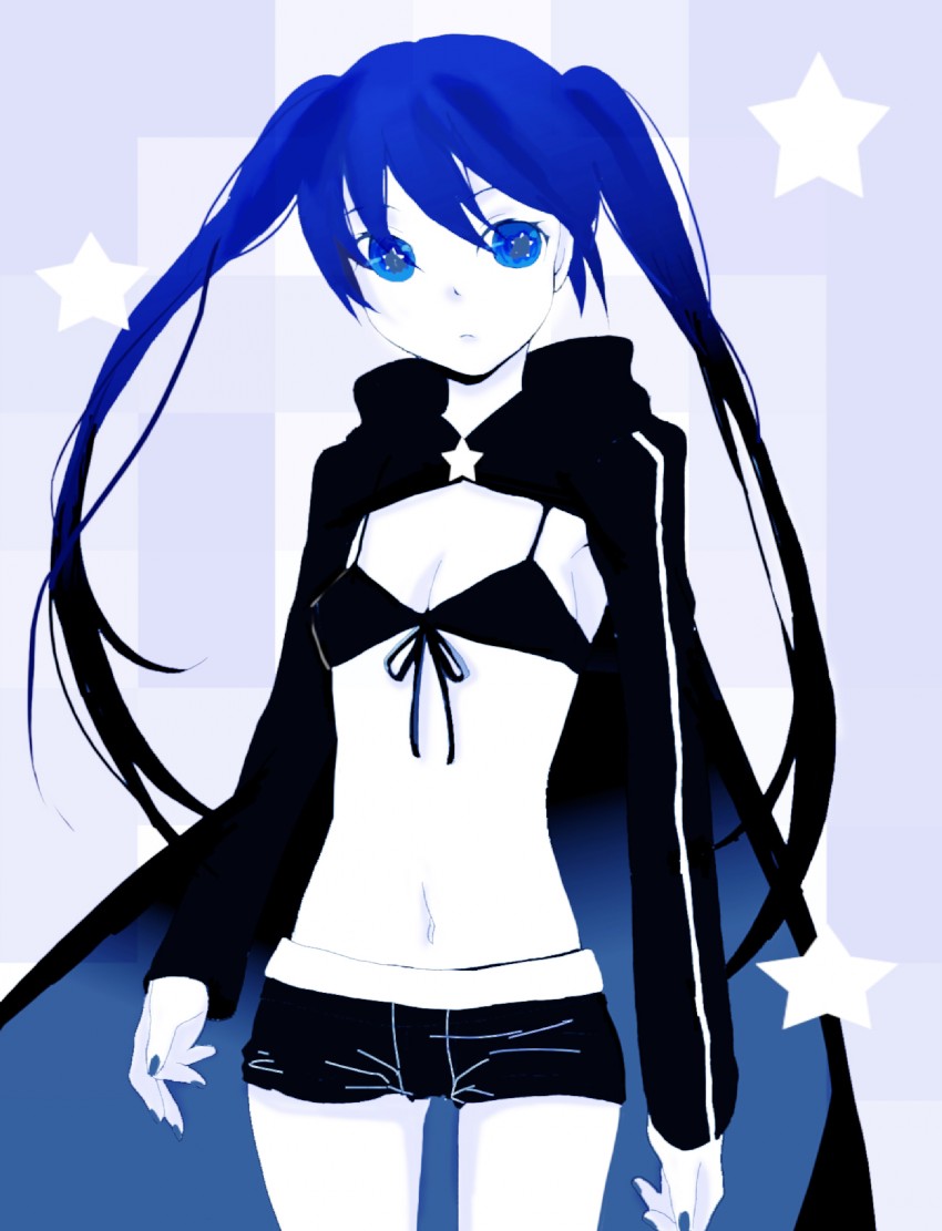 black rock shooter (black rock shooter) drawn by leonoor