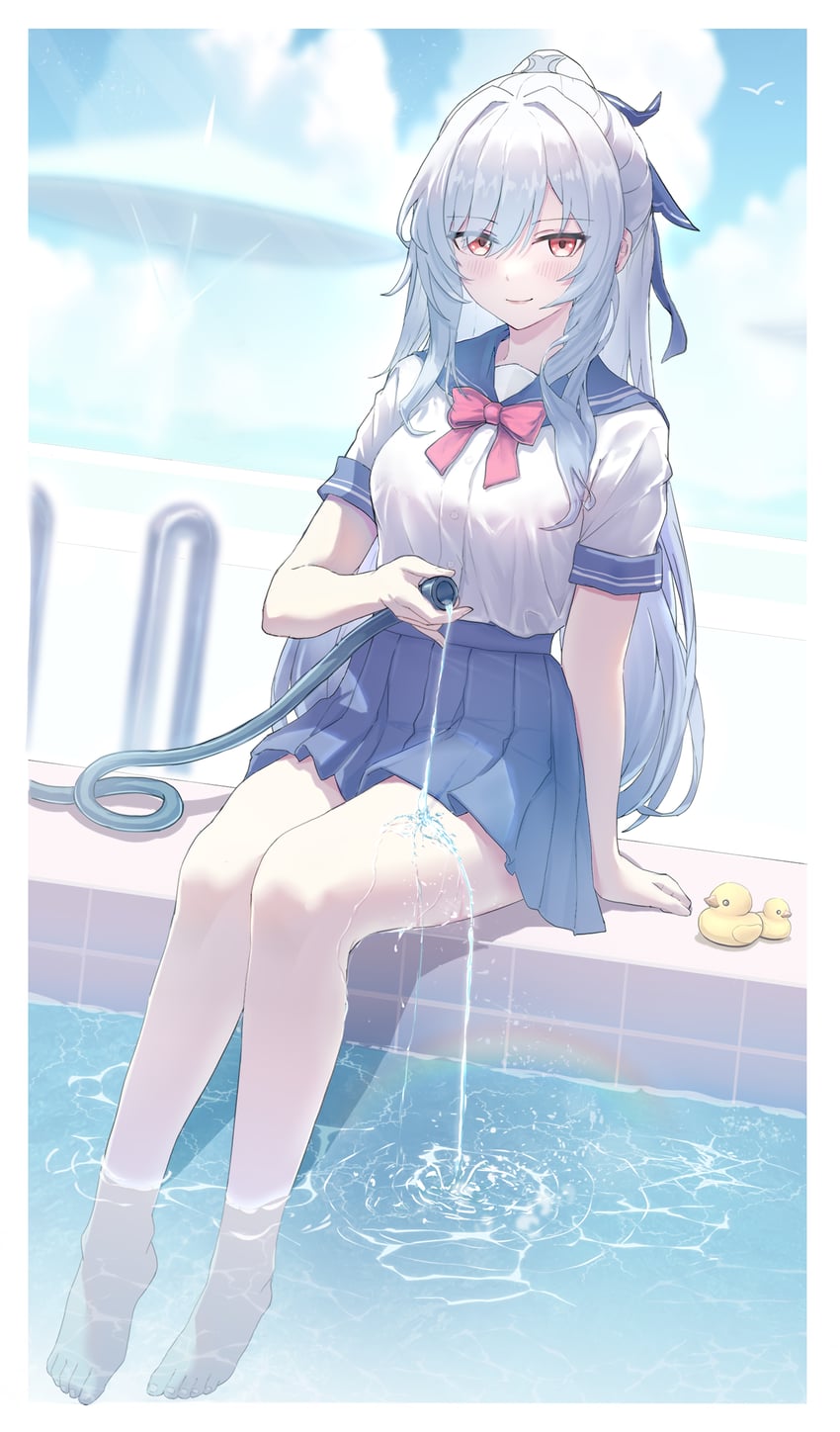 jingliu (honkai and 1 more) drawn by wangzili_shitoumen