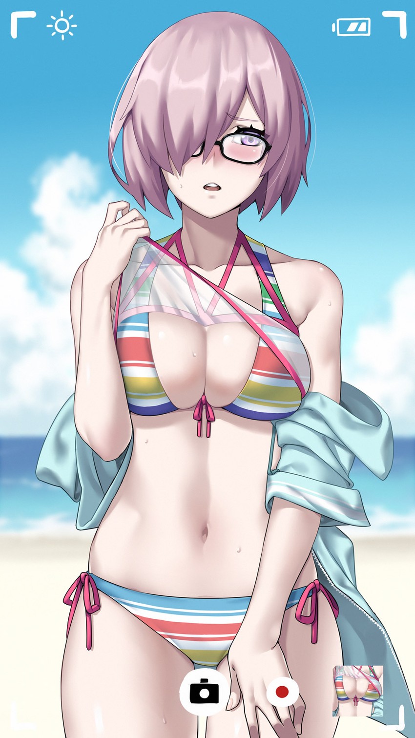 mash kyrielight (fate and 1 more) drawn by lodestarrrrr