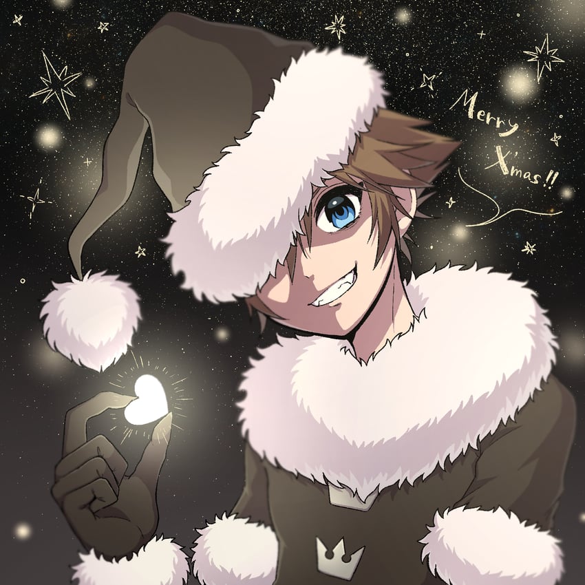 sora (kingdom hearts and 1 more) drawn by user_kenc3232