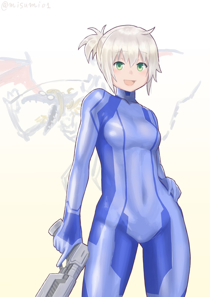 samus aran, shimushu, and ridley (kantai collection and 1 more) drawn by misumi_(niku-kyu)