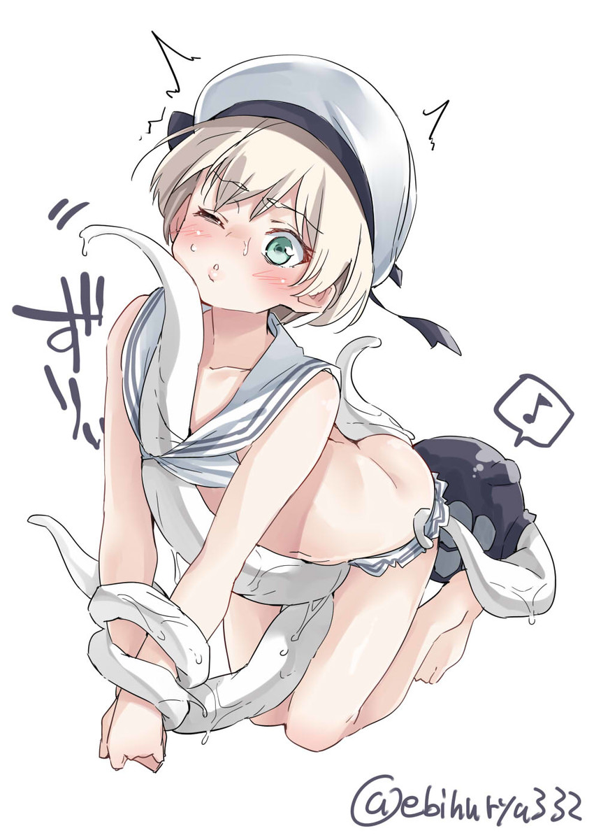 z1 leberecht maass and enemy naval mine (kantai collection) drawn by ebifurya