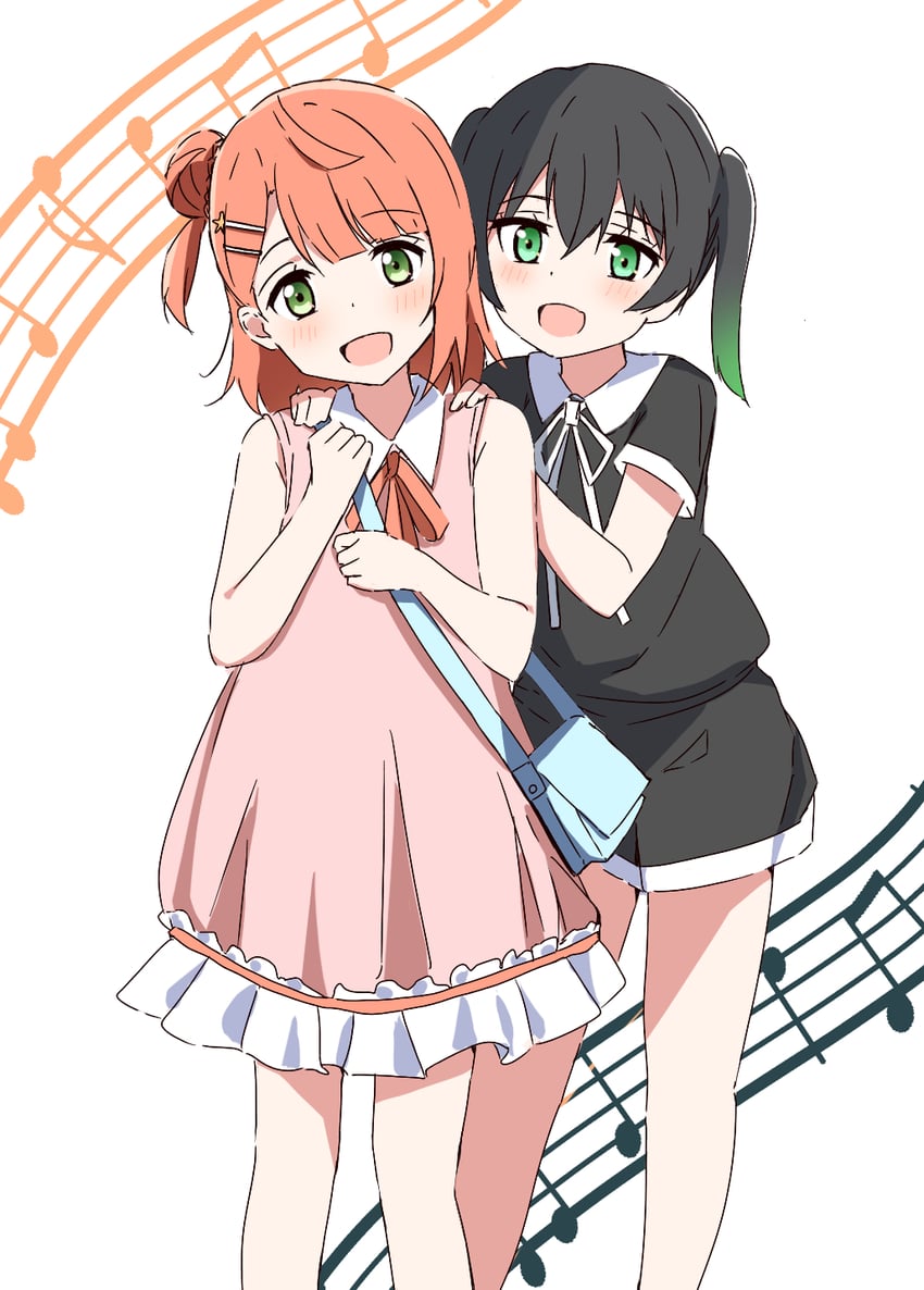 uehara ayumu and takasaki yu (love live! and 1 more) drawn by haruno_riku