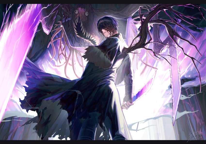 yi sang and wayward passenger (project moon and 1 more) drawn by satome_setsuko