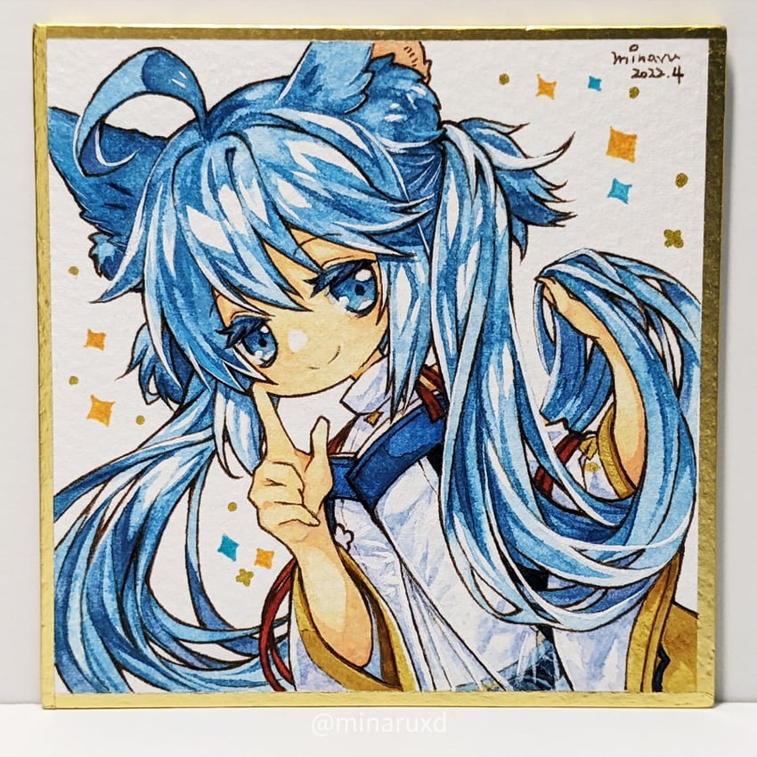 mayoico hane (indie virtual youtuber) drawn by blackcat_(blackcatbox)