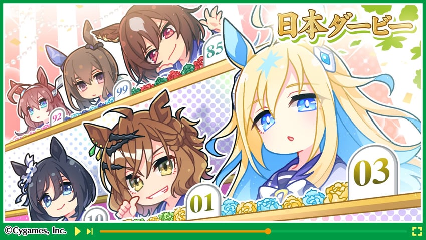 admire vega, mihono bourbon, eishin flash, sirius symboli, jungle pocket, and 1 more (umamusume)