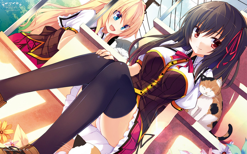 shinkai nagisa and meia krauselung hakuhou (namaiki delation) drawn by chiri_(atlanta)