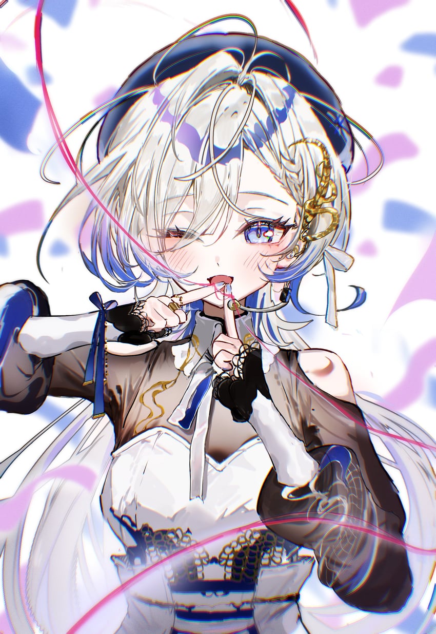 hebi (indie virtual youtuber and 1 more) drawn by aaaa665951
