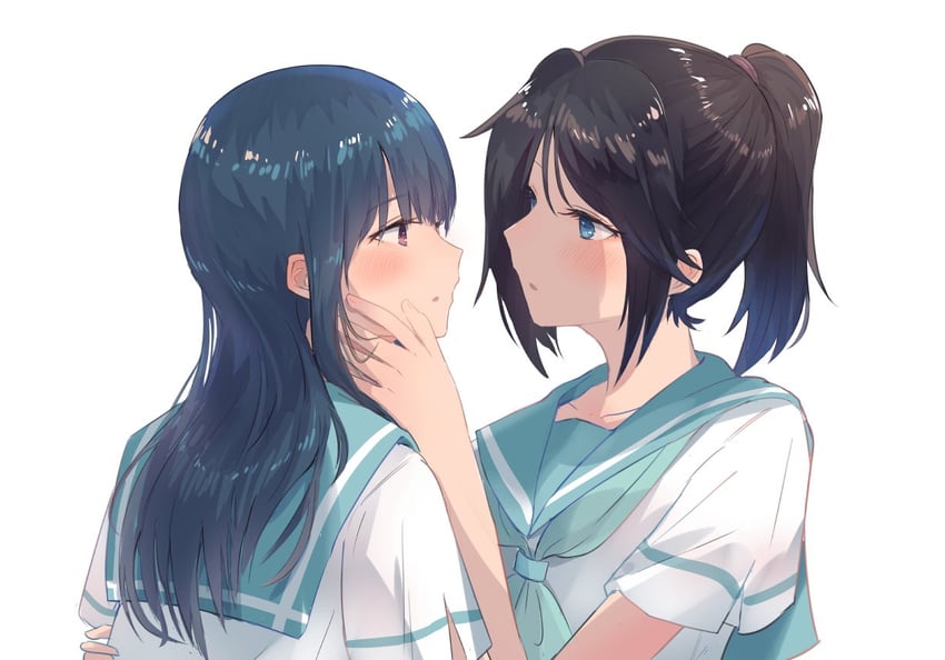 yoroizuka mizore and kasaki nozomi (hibike! euphonium and 1 more) drawn by 14sai_bishoujo_(shoutarou)