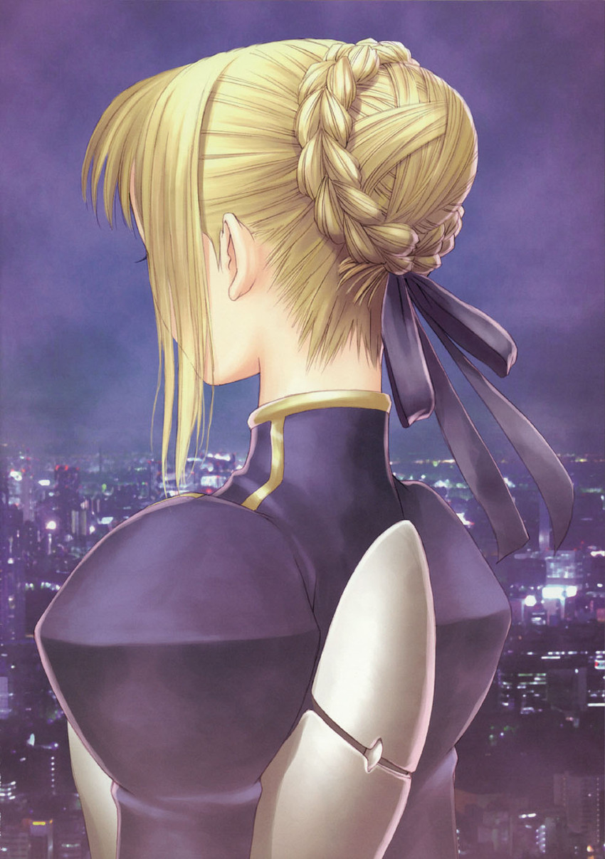 artoria pendragon and saber (fate and 1 more) drawn by tony_taka
