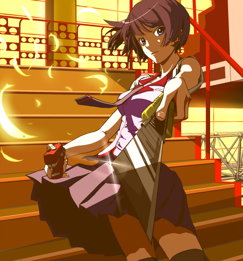 senjougahara hitagi (monogatari) drawn by hakajiku