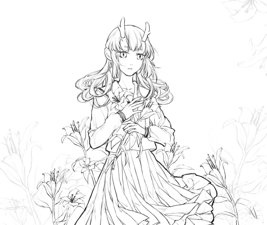 longnu (original and 1 more) drawn by shulier_pu