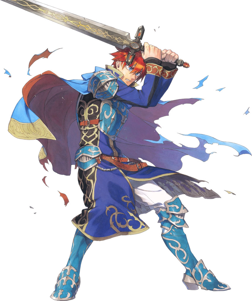 eliwood (fire emblem and 2 more) drawn by miyuu