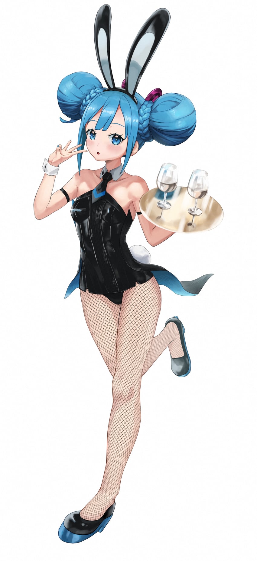 hatsune miku and bicute bunnies miku (vocaloid) drawn by ricky_(pasta_00)