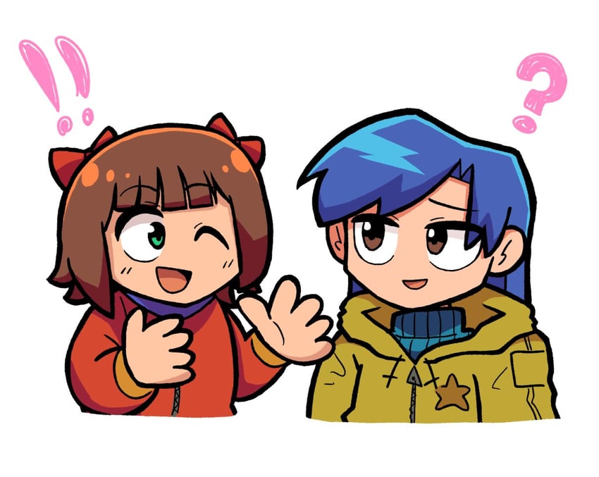 kisaragi chihaya and amami haruka (idolmaster and 2 more) drawn by fis_(t83192933)
