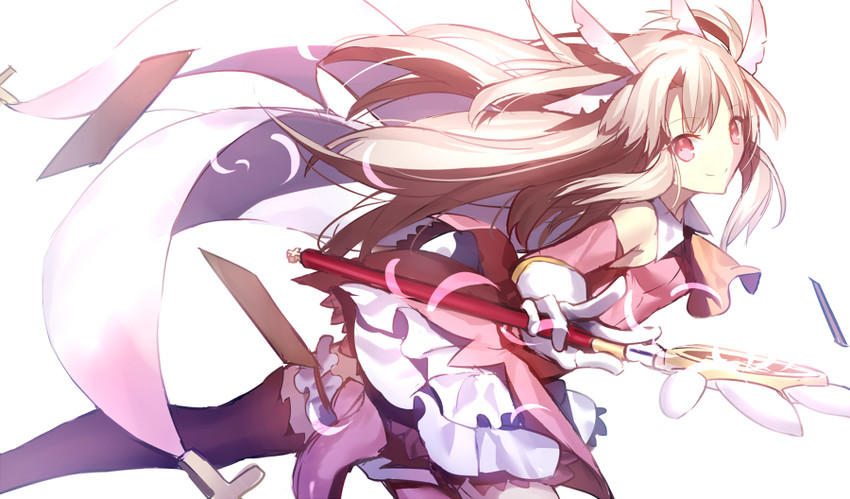 illyasviel von einzbern, prisma illya, and magical ruby (fate and 1 more) drawn by mashima_saki_(mashimasa)