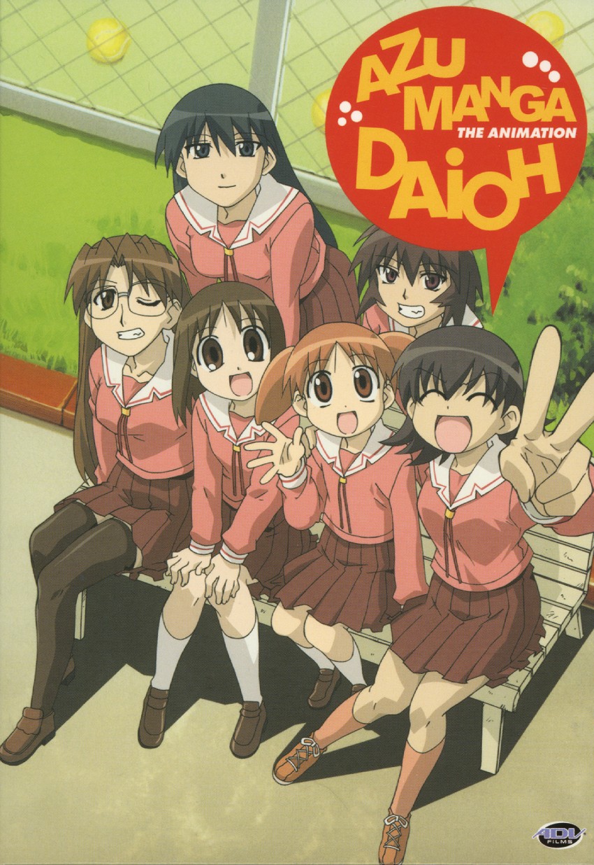 kasuga ayumu, mihama chiyo, sakaki, takino tomo, kagura, and 1 more (azumanga daioh)
