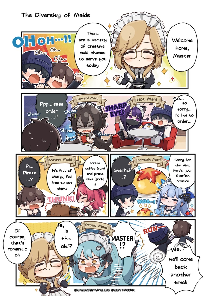 privaty, mast, trony, ade, anchor, and 1 more (goddess of victory: nikke) drawn by totatokeke