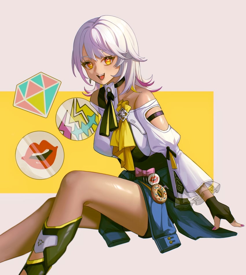 carole peppers (honkai and 1 more) drawn by tutou_jiang