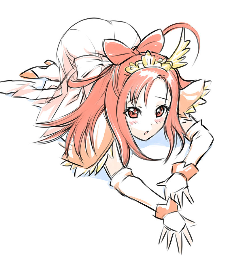 hino akane and cure sunny (precure and 1 more) drawn by ueyama_michirou