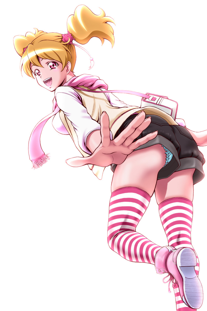 momozono love (precure and 1 more) drawn by kijinaka_mahiro