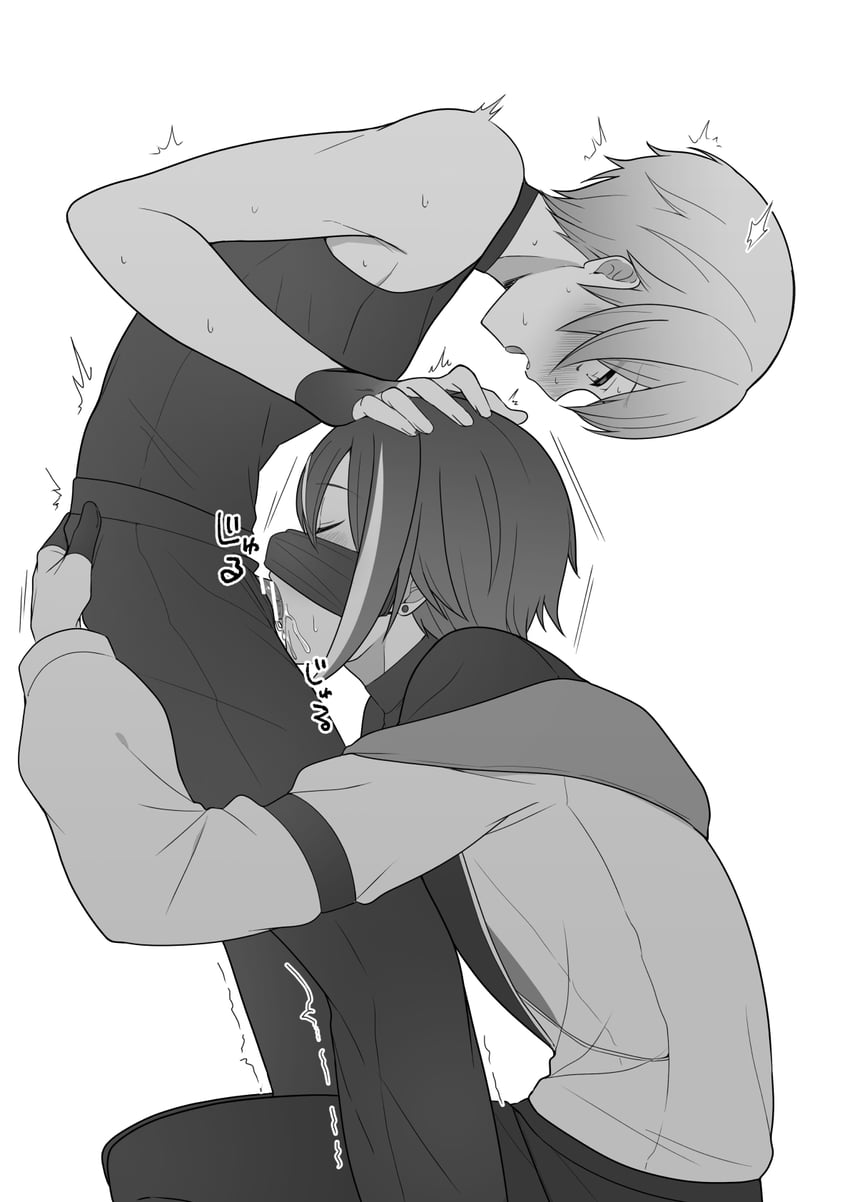 tenma tsukasa and kamishiro rui (project sekai) drawn by 7v_xyz