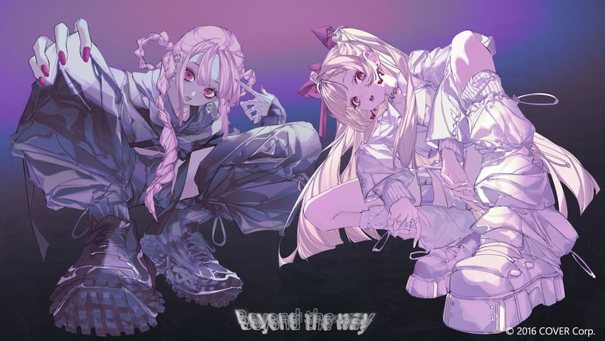 mori calliope and otonose kanade (hololive and 3 more) drawn by suimin_(sui_0y0)