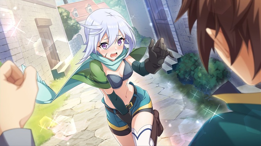 satou kazuma and chris (kono subarashii sekai ni shukufuku wo! and 1 more)