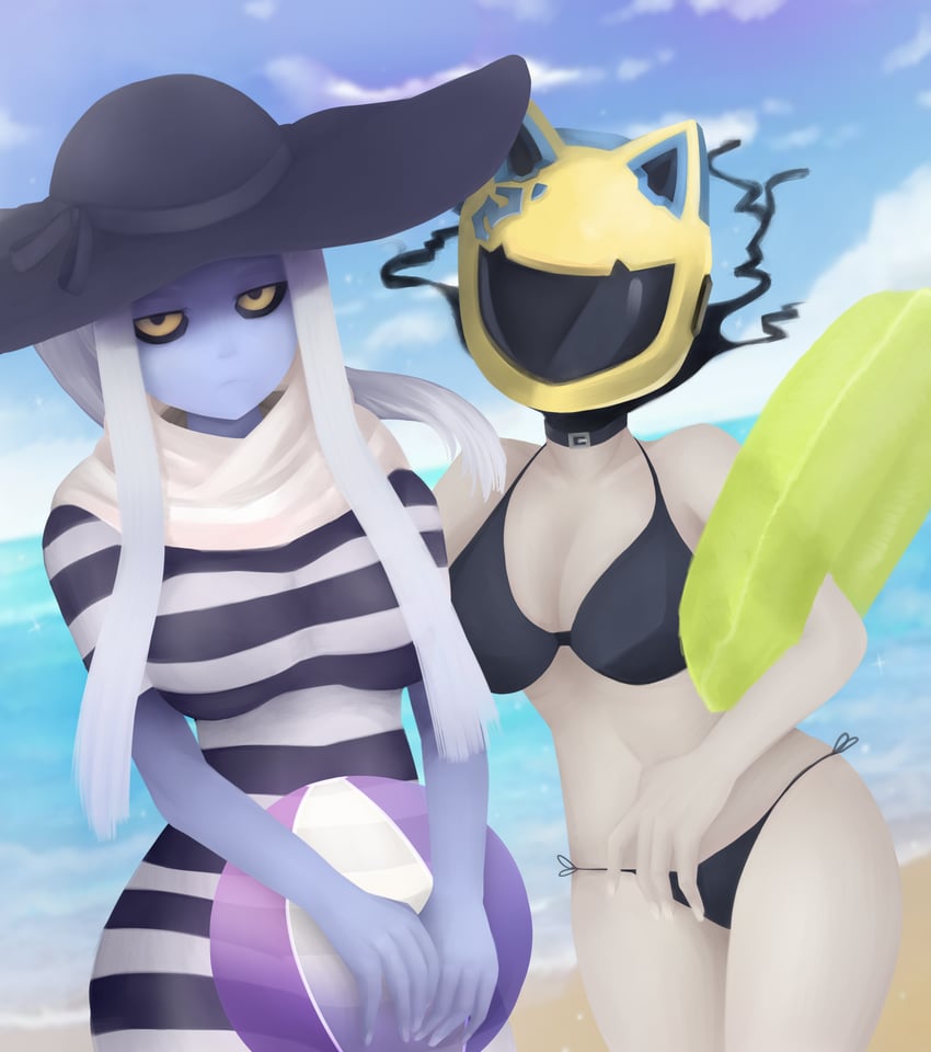 celty sturluson and lala (monster musume no iru nichijou and 1 more) drawn by litdeath