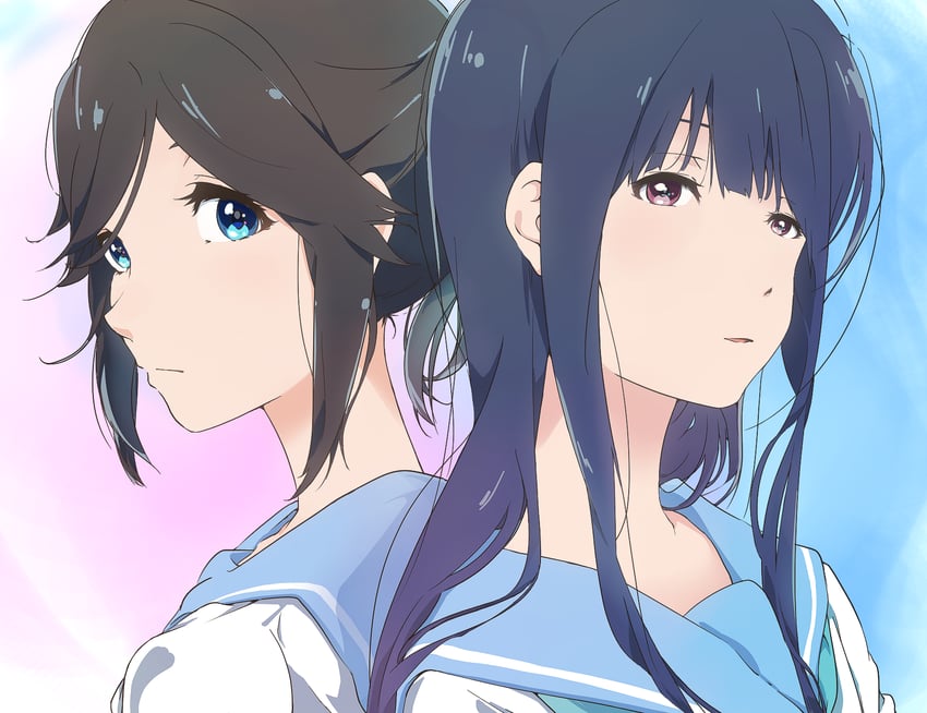 yoroizuka mizore and kasaki nozomi (hibike! euphonium and 1 more) drawn by fuyuhino