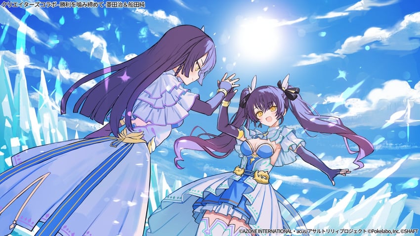 funada kiito and hishida haru (assault lily) drawn by nana_tetra