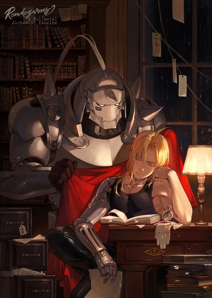 edward elric and alphonse elric (fullmetal alchemist) drawn by ultracat