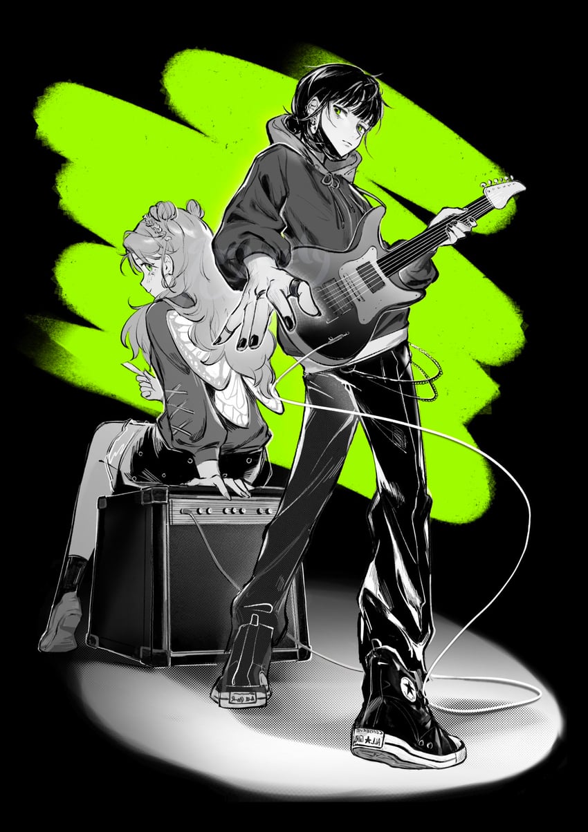 koga mitsuki and oosawa aya (kininatteru hito ga otoko ja nakatta) drawn by merelywufeii