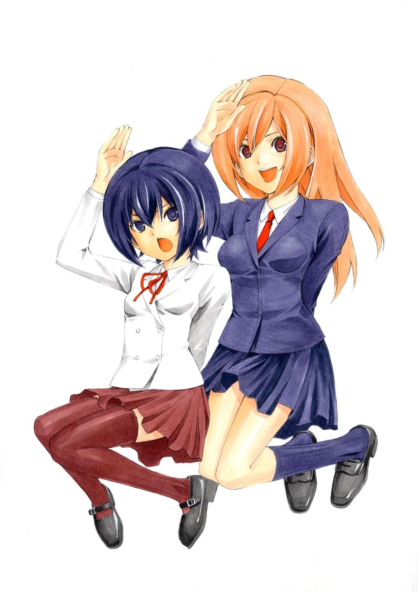 minami haruka and minami touma (minami-ke) drawn by sakuraba_koharu