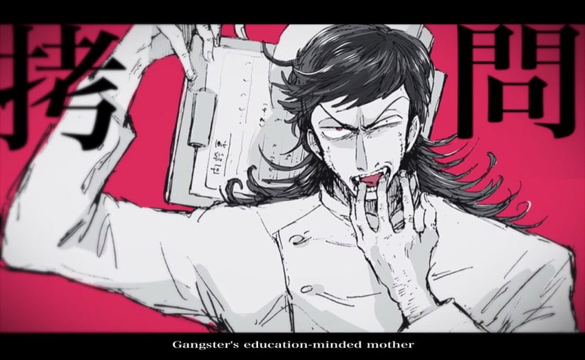 tetsu the killer (osomatsu and 1 more) drawn by moge_(moge_morgen)