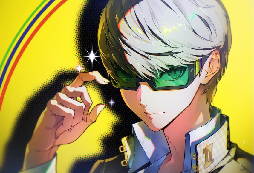 narukami yu (persona and 1 more) drawn by themoonrabbit
