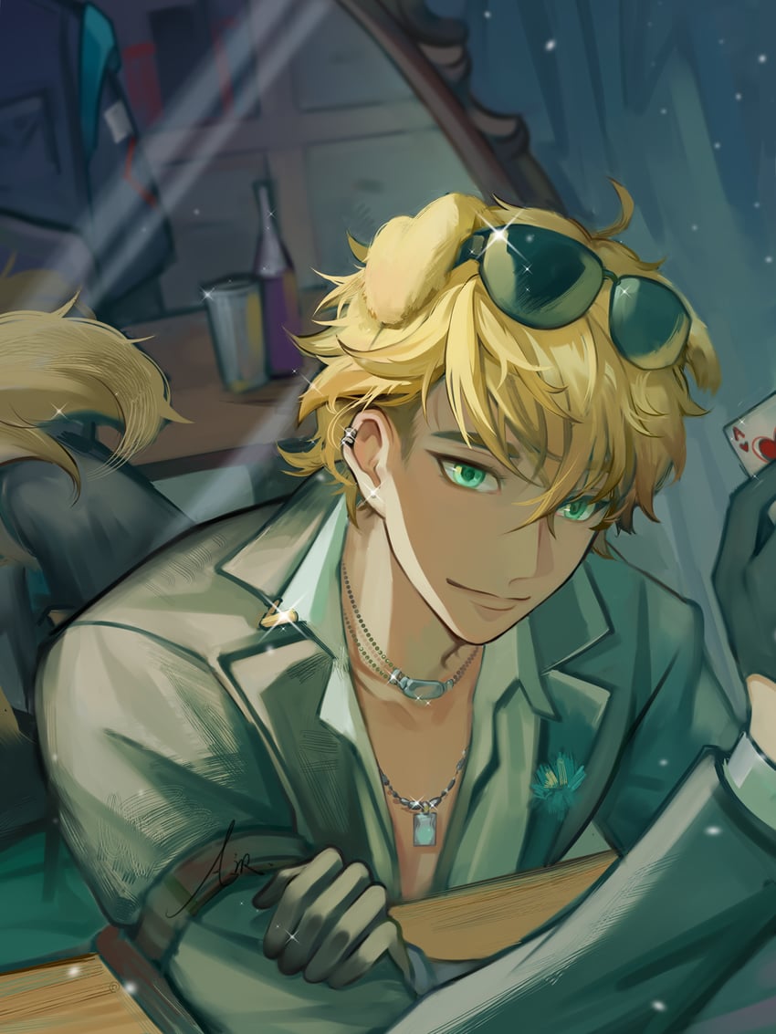 doctor and tequila (arknights and 1 more) drawn by lilang47427