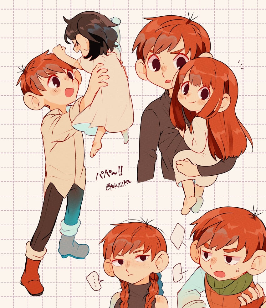 chilchuck tims, mayjack, fullertom, and packpatty (dungeon meshi) drawn by tokuura