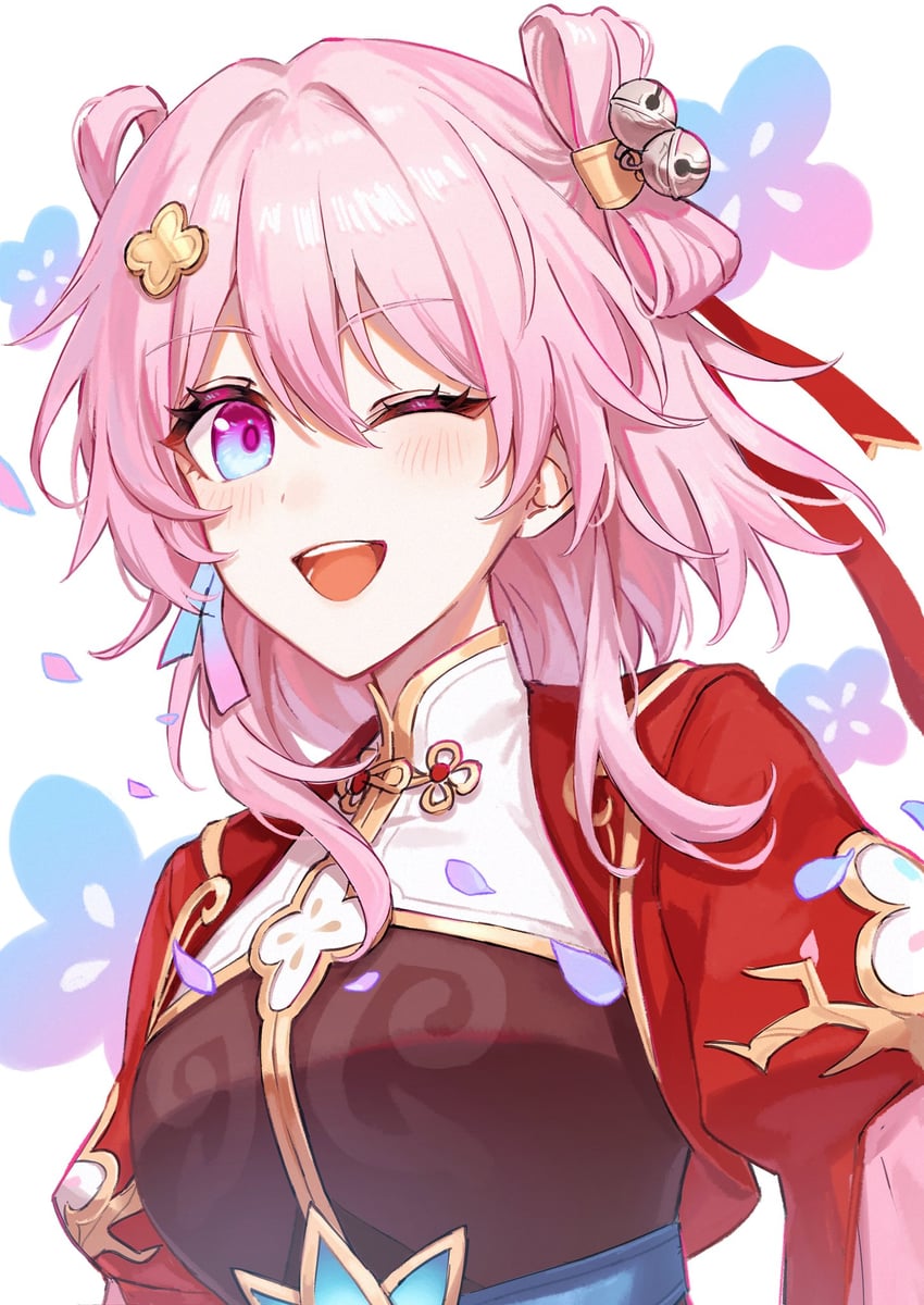 march 7th (honkai and 1 more) drawn by pamu_(pamu_oekk)