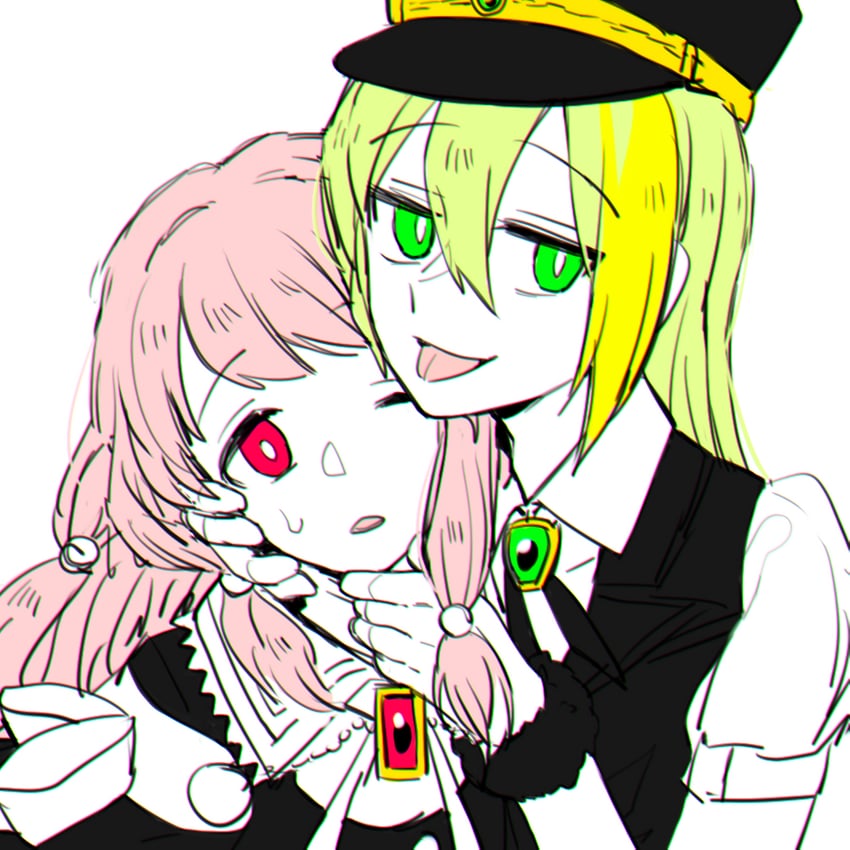 alina gray and tamaki ui (mahou shoujo madoka magica and 1 more) drawn by an_sin
