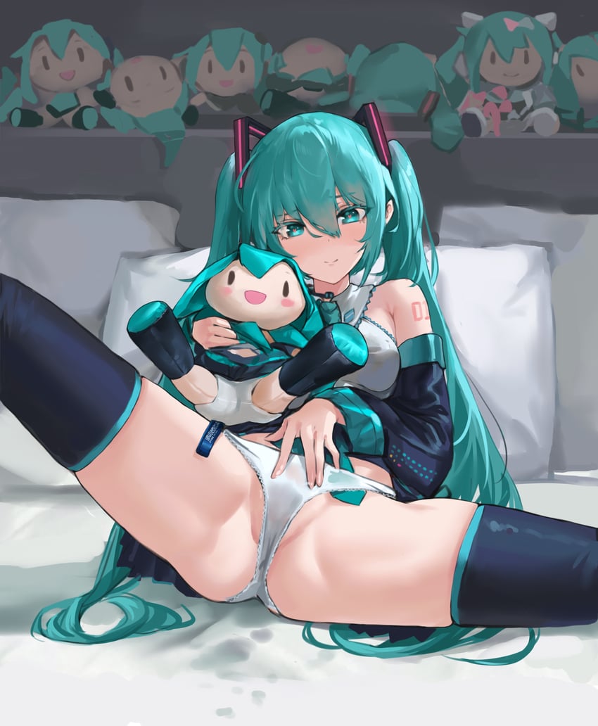 hatsune miku and magical mirai miku (vocaloid) drawn by sawkm