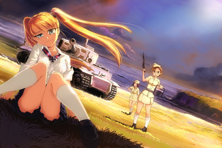 y youko peiper (serafuku to juusensha) drawn by nogami_takeshi