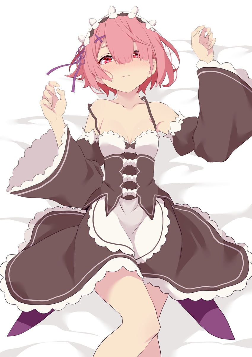 ram (re:zero kara hajimeru isekai seikatsu) drawn by yasehattagi