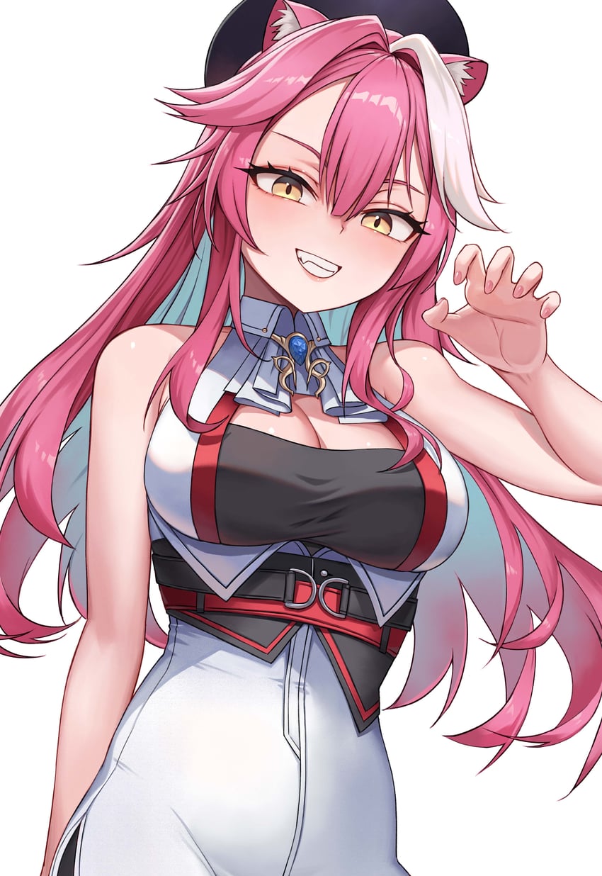 raora panthera (hololive and 1 more) drawn by ahaha_kun