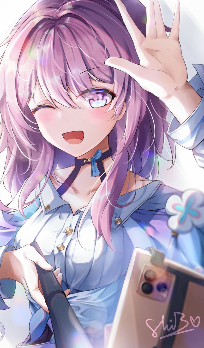 march 7th (honkai and 1 more) drawn by shi3