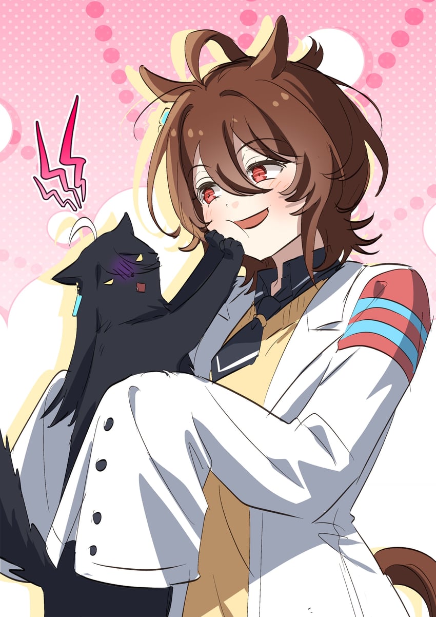 agnes tachyon and manhattan cafe (umamusume) drawn by duck_sal