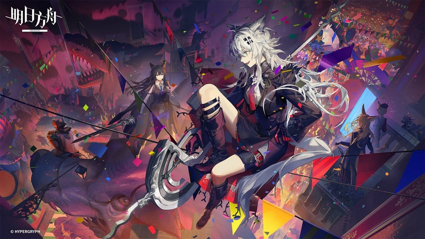 texas, lappland, texas the omertosa, vulpisfoglia, lappland the decadenza, and 2 more (arknights)